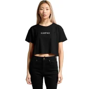 Tricou Crop Negru - Need Money for Porsche - imagine 2