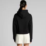 Hanorac Femei Crop Negru - imagine 3