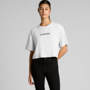 Tricou Crop Alb - Need Money for Porsche - imagine 2